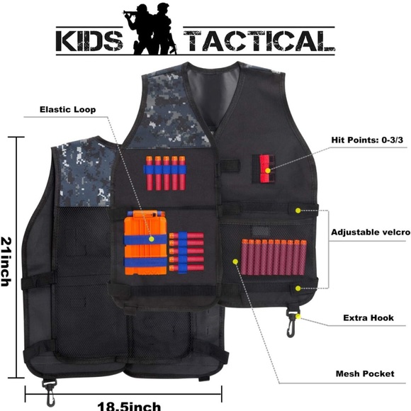 Kids tactical vest kit - Picture 4 of 7